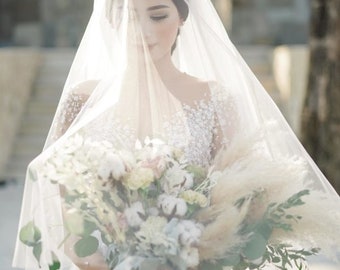 118" Soft Drop Cathedral veil Wedding veil Soft Bridal veil Soft veil Bridal accessories