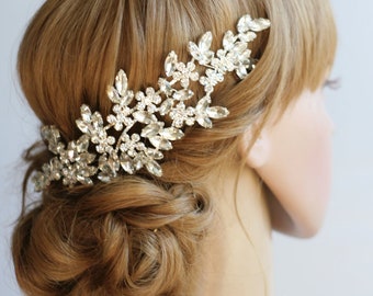 Crystal hair piece Wedding headpiece Crystal Wedding hair accessories Bridal hair comb Rhinestone headpiece