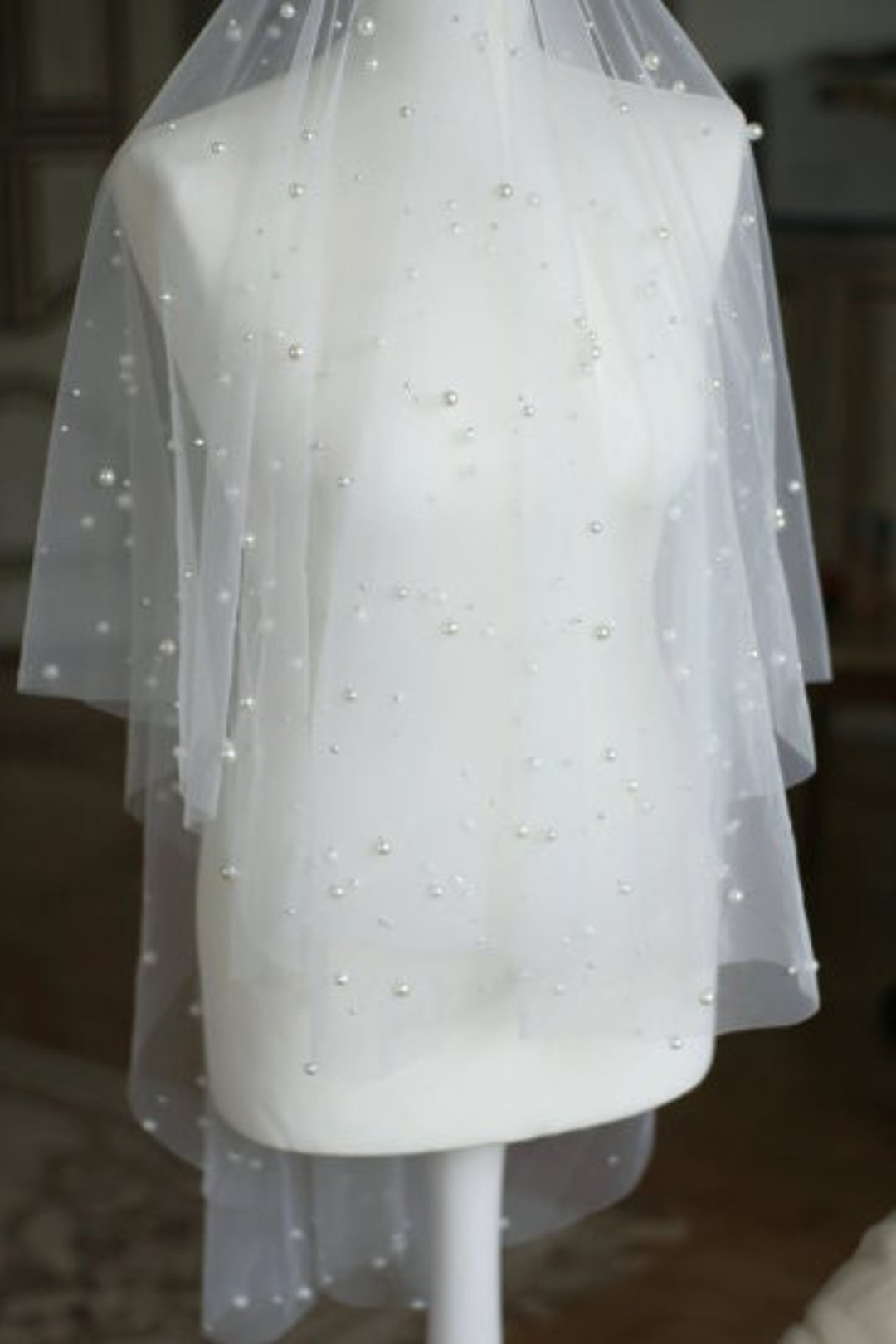 Minimal Pearl Veil main image 1