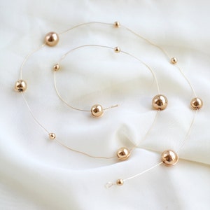 Gold Pearl Wedding Hair Vine: Bridal Hair Accessories