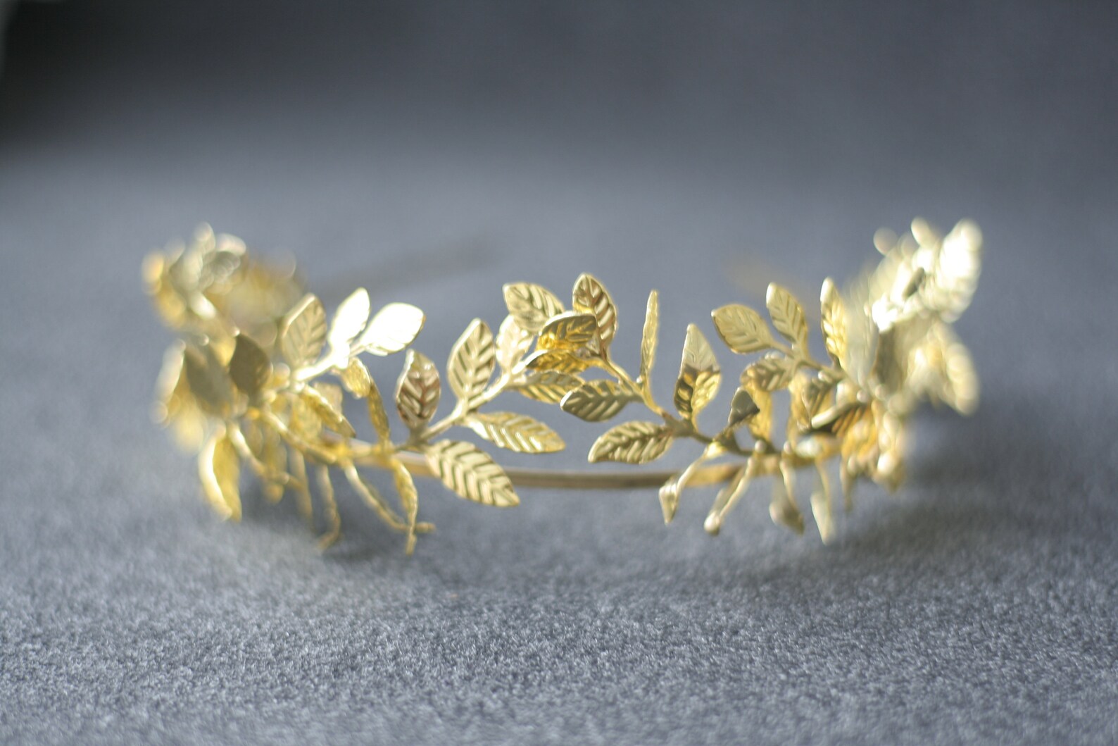 Gold Leaf Crown Greek Leaf Crown Leaf Wedding Crown Leaf Etsy
