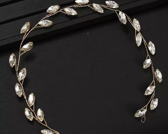 Crystal Wedding Headpiece: Bridal Hair Comb, Rhinestone Hair Accessories
