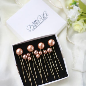 Large Pearl Hair Pins Pearl Wedding Hair Pins Pearl Bridal hair pins Wedding hair accessories Bridal hair accessories image 9