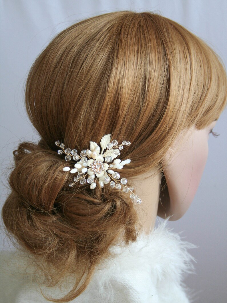 Wedding Hair Flower Wedding Hair Pin Flower Bridal Hair Pin Etsy