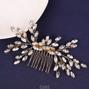 Crystal Wedding Headpiece Crystal Wedding Hair Comb Crystal Bridal Hair Pins Crystal Wedding hair accessories image 8