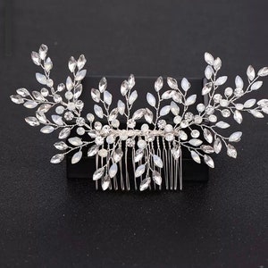 Crystal Wedding Headpiece Crystal Wedding Hair Comb Crystal Bridal Hair Pins Crystal Wedding hair accessories image 9