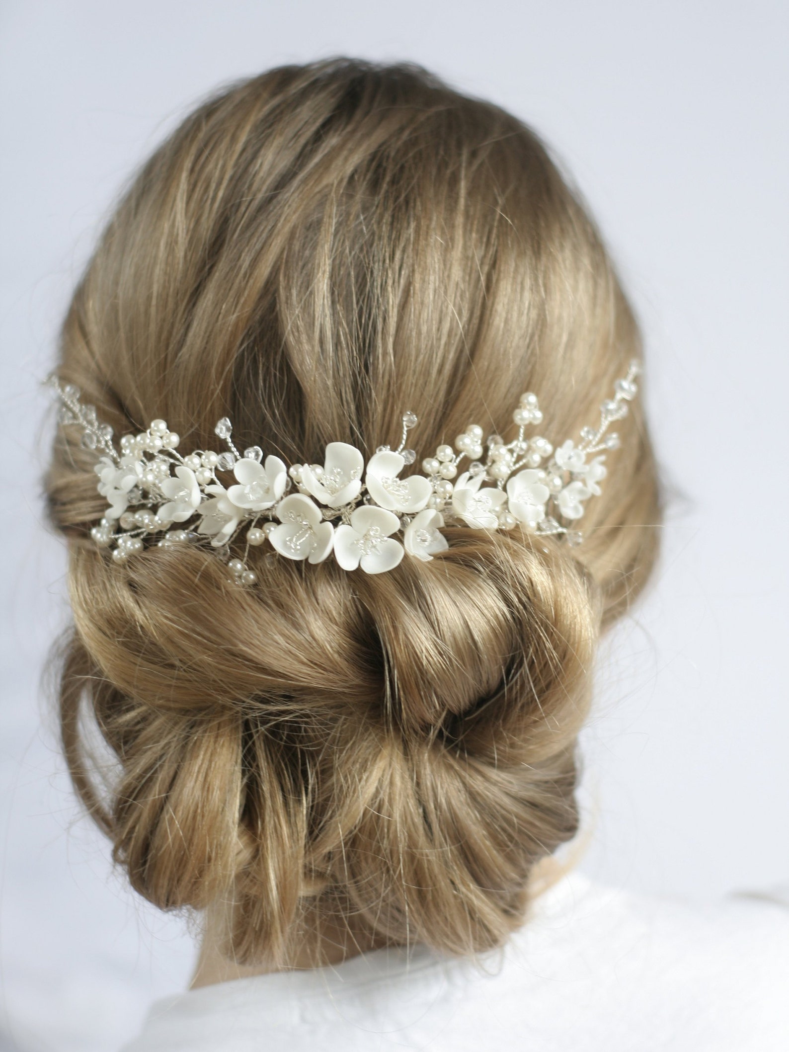 bridesmaid flower headpieces