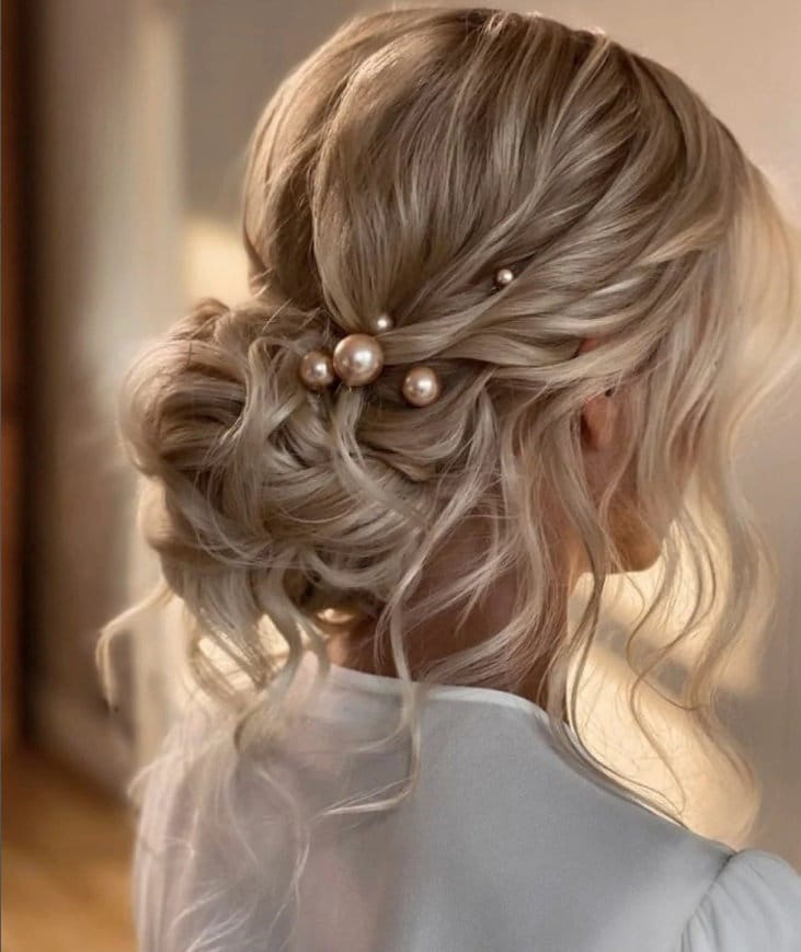 7pcs Pearl Bridal Hair Pins Wedding Hair Accessories for Brides Wedding Hair Clips For Bride Sponsored Ad 7Pcs Gold Bridal  main image 3