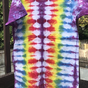 Tie-dyed tee: youth medium (10-12)