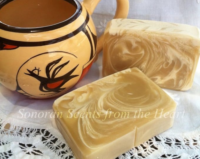 Soap, White Tea & Ginger Scented Botanical Soap with Aloe Vera