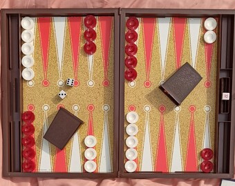 1978 TOURNAMENT BACKGAMMON CLASSIC Board Game converted into Unique Wall Art Décor Wall Hanging – Kid’s, Family, Game Room etc