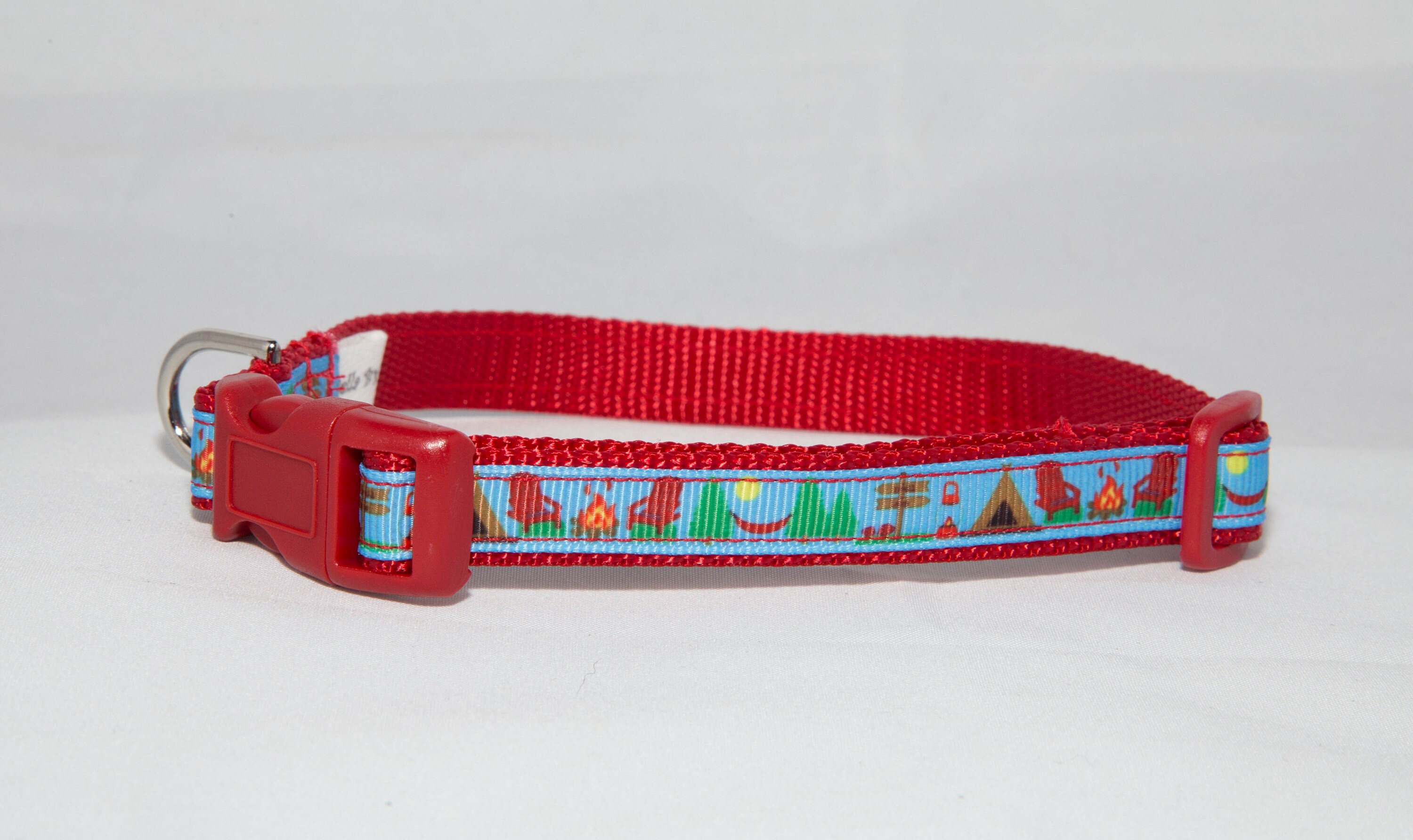 Camping Dog Collar 1 Wide in either Medium only, fits dogs necks 1218
