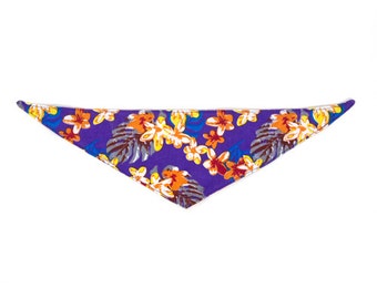 Dog Bandana - Hawaiian Purple