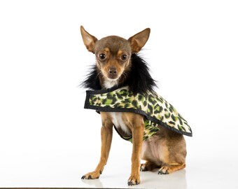 Posh Puppy Fur Coats - Animal Print Green