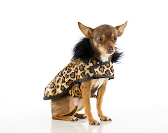Posh Puppy Fur Coats - Leopard Print