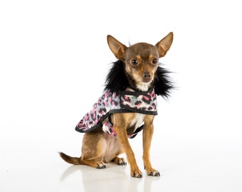 Posh Puppy Fur Coats - Animal Print Pink