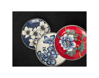 Floral Small Plate Set