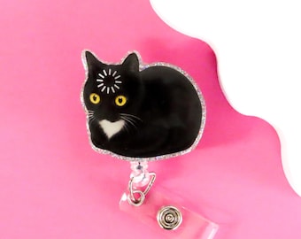 Portatarjetas de identificación de gato con efecto de amortiguación, portatarjetas de identificación de enfermera divertido, regalo con meme de gato