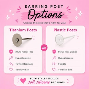 Cat Loaf Earrings, Cute Kawaii Cat Earrings, Hypoallergenic Titanium Posts for Sensitive Ears image 4