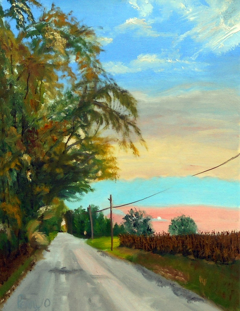 Autumn Country Road