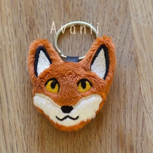 Fox Plush Keychain / Soft Charm