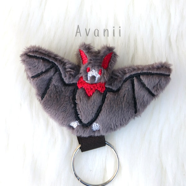 Plush Keychain: Vampire Bat Soft Charm