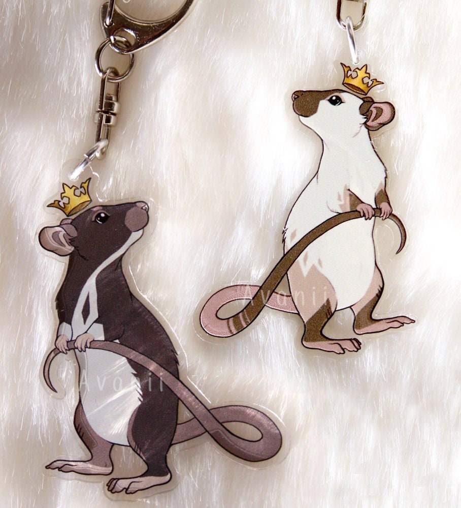 Royal Beasts: Rat - Dumbo Fancy Pet Rat - Mouse - Rodent - Acrylic
