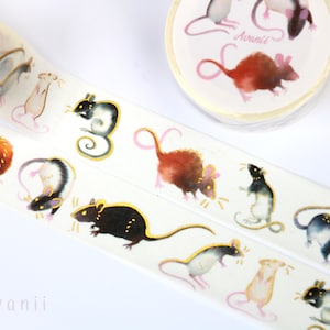 Ink Rats - Gold Foil Washi Tape