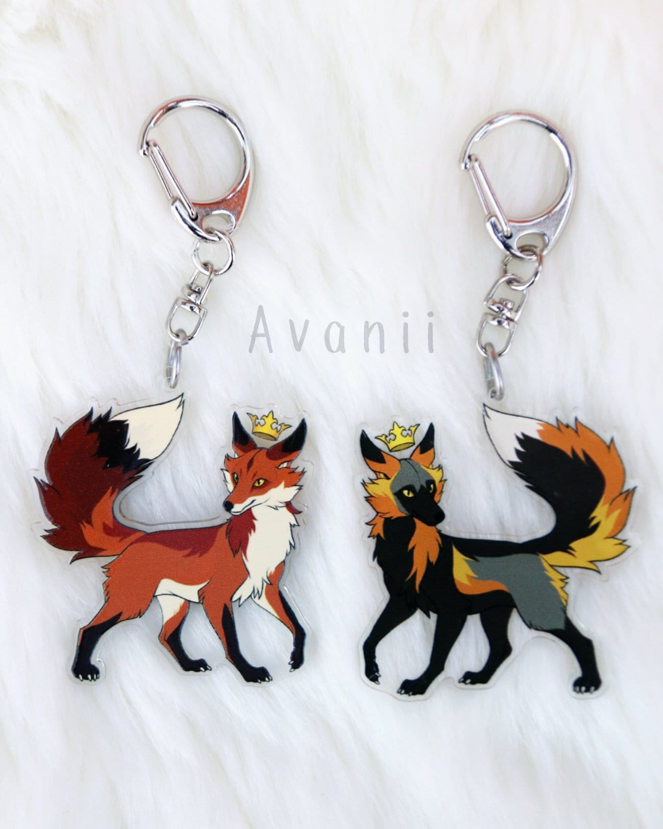 Caboodle Collar or Keychain Charm — Fox Named Todd