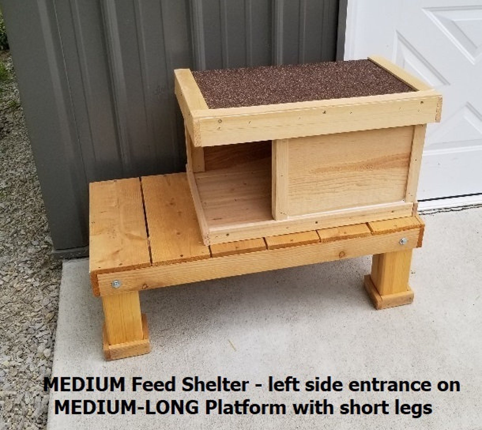 ALL SEASON Ark Medium Outdoor Cat Feeding Shelter Etsy