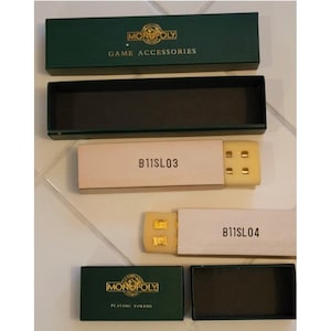 Juego de mesa Monopoly Edición Coleccionista Franklin Mint Madera Caoba Vidrio imagen 20