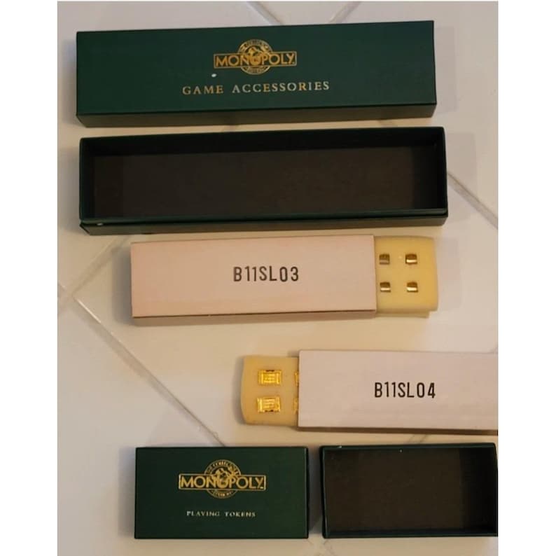 Juego de mesa Monopoly Edición Coleccionista Franklin Mint Madera Caoba Vidrio imagen 20