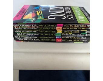 Stephen King The Green Mile Complete Six Part Novel Set First Edition 1996