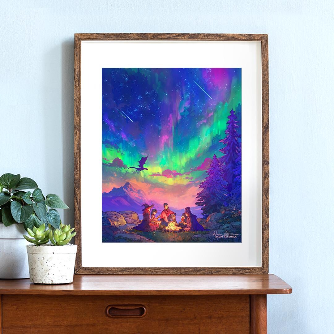Aurora Dragon - Fantasy Adventure | Wanderlust | Northern Lights ...