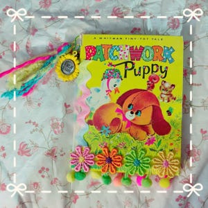 Upcycled Children’s Book Junk Journal Mixed Media Altered Art Book