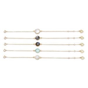 Gemstone Bracelet | Pearl Bracelet | Rutitiled Quartz Bracelet |