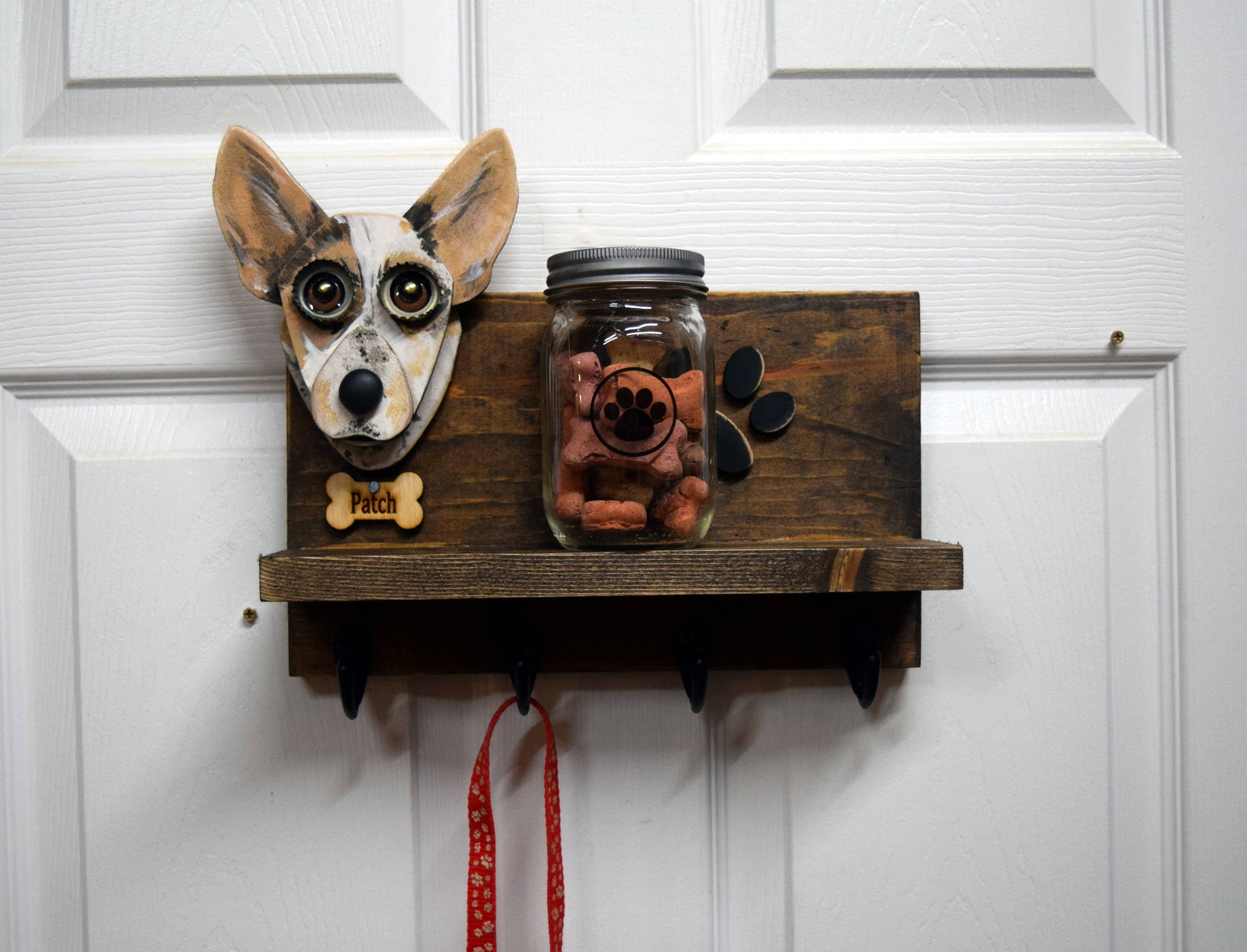 Dog treat leash holder hotsell