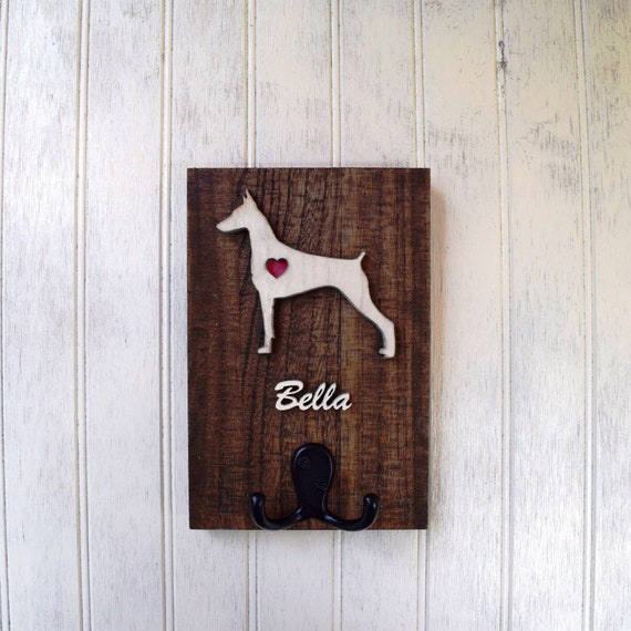 Etsy wooden dog leash holder 2025