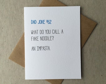 Letterpress dad joke card #62 (#DAD062)