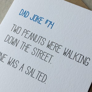 Letterpress dad joke card 74 DAD074 image 4