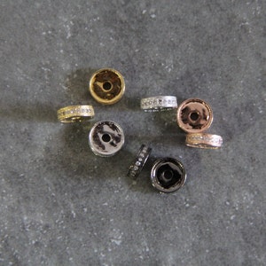 CZ Micro Pave 8 mm Zwischenperlen