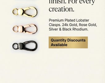 Plain Brass 7x20mm Lobster Clasp