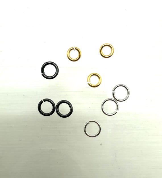 10 Pieces Brass 6mm Plain Jump Ring