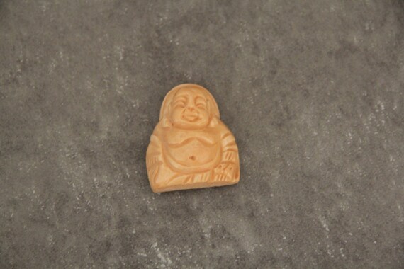 One Piece Buffalo Bone Carved Buddha Pendant