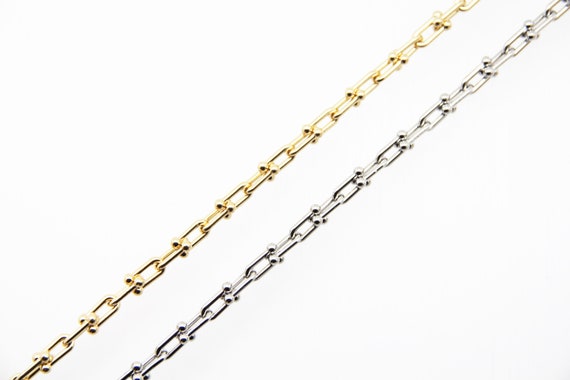 Brass  "U" Chain 6x11mm