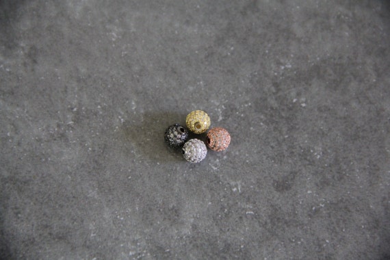 CZ Micro Pave 6mm Round beads