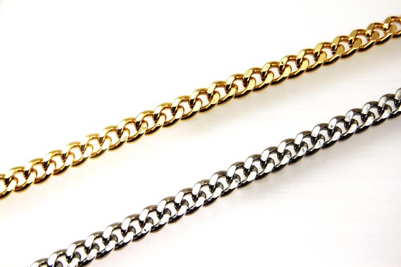 Brass 10mm Width Curb Chain