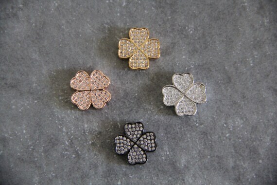 CZ Micro Pave 15mm Celtic Beads