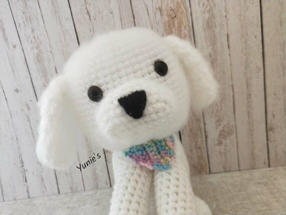 Crochet Dog Pattern : Bichon Frise 