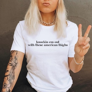 AC/DC American Thighs T-Shirt: Retro Rock Concert Tee